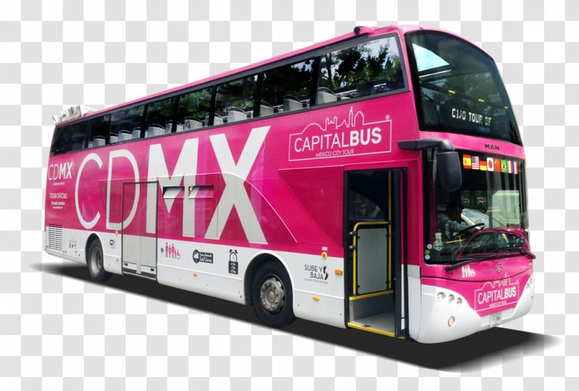 Double-decker Bus Greyhound Lines Capital Stop Tour Service - Vehicle Transparent PNG