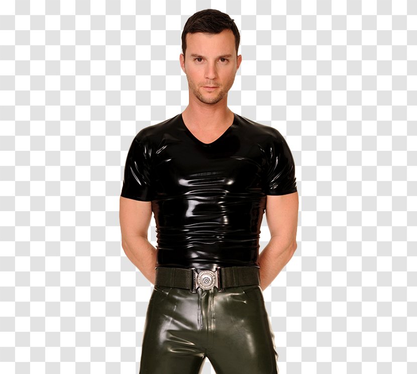 T-shirt Form-fitting Garment Clothing Latex - Silhouette Transparent PNG