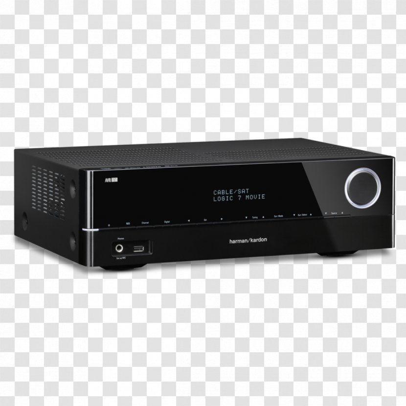5.1 AV Receiver Harman Kardon AVR 161S 5x85 WBlack4K Ultra HD Home Theater Systems Surround Sound - Audio - Live Acoustic Transparent PNG