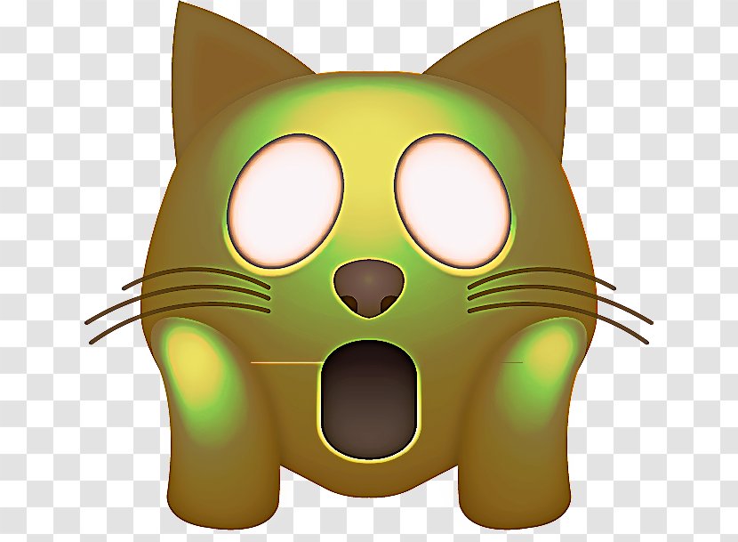Heart Emoji Background - Cat - Animation Whiskers Transparent PNG
