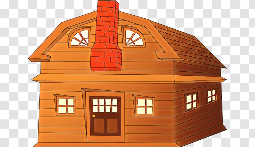 House Home Building Log Cabin Shed Transparent PNG