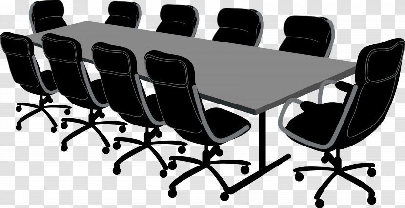 Furniture Chair Table Office Conference Room - Hall Transparent PNG