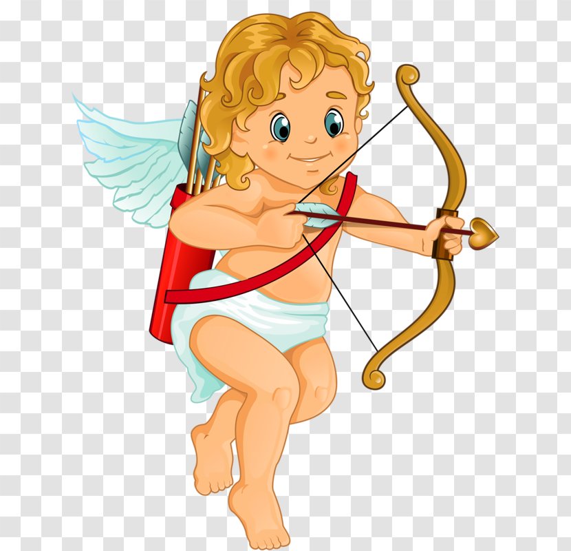 Cupid - Watercolor - Angel Archery Transparent PNG