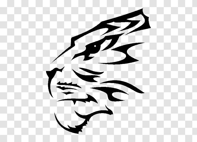 Tiger Wall Decal Bumper Sticker Transparent PNG