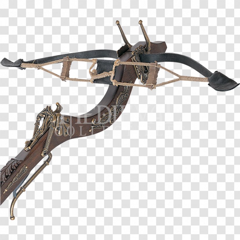 Crossbow Ranged Weapon The Battle Of Agincourt Slingshot - Middle Ages Transparent PNG