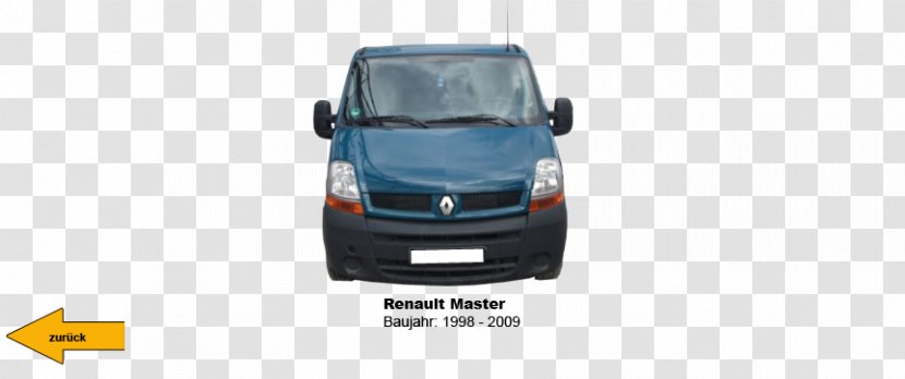Bumper Compact Car Door Automotive Lighting - Renault Master Transparent PNG