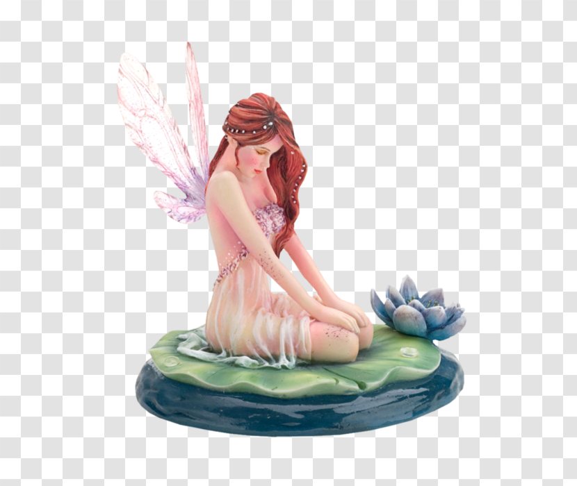 Fairy Figurine Kneeling - Mythical Creature Transparent PNG