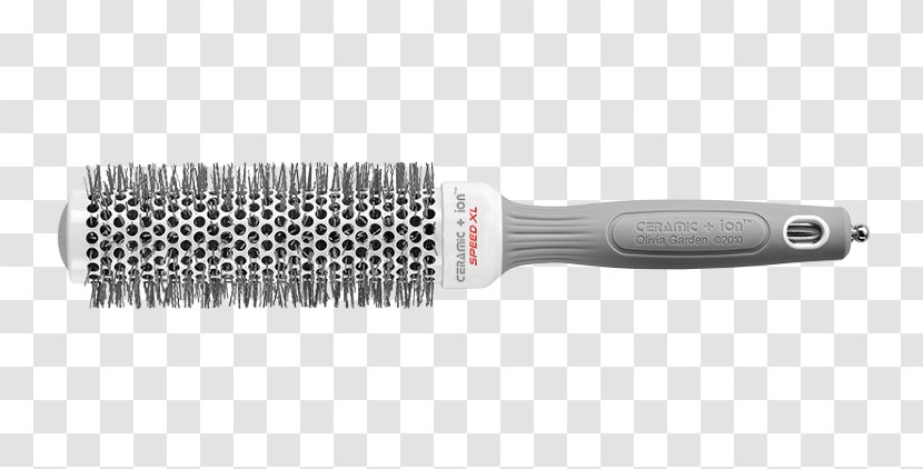 Hairbrush Ceramic Comb Bristle - Hair - Olivia Garden International Beauty Supply Transparent PNG