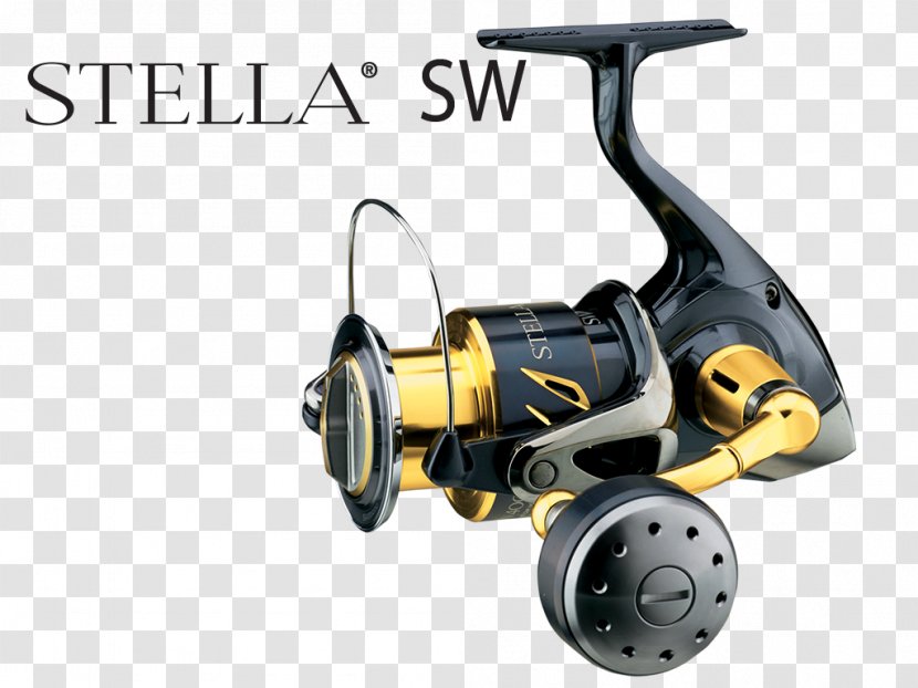 Shimano Stella SW Spinning Reel Fishing Reels FI Spin - Machine Transparent PNG