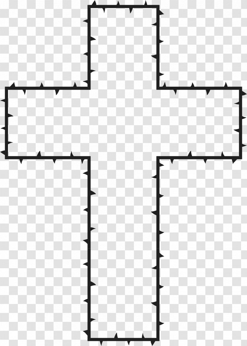 Cross Drawing Clip Art - Christian - Thorn Transparent PNG