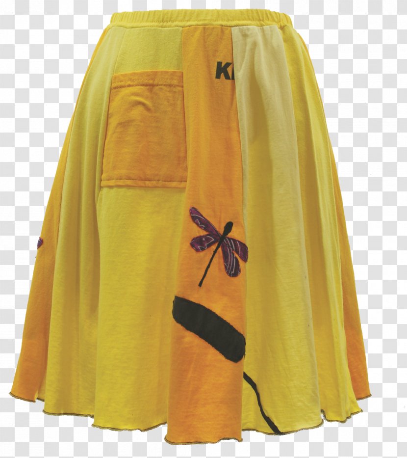 Skirt - Yellow - Sardine Transparent PNG
