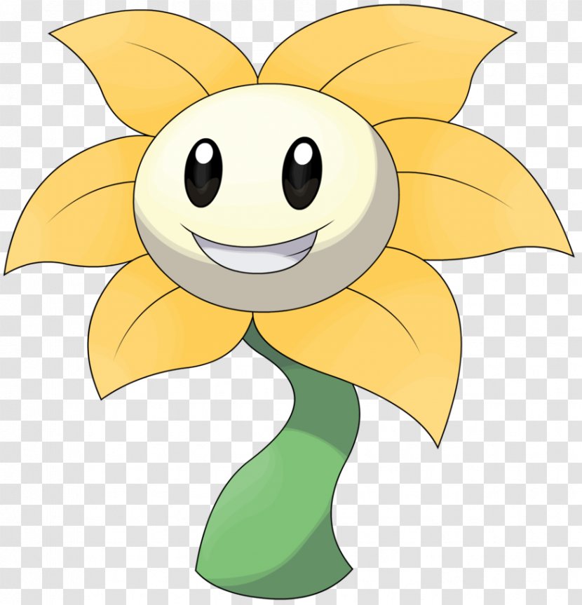 Flowey Sunflower M Clip Art Smiley - Character Transparent PNG