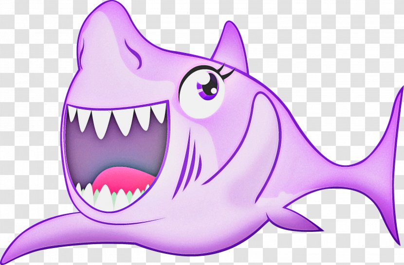 Great White Shark Background - Goblin - Tail Magenta Transparent PNG