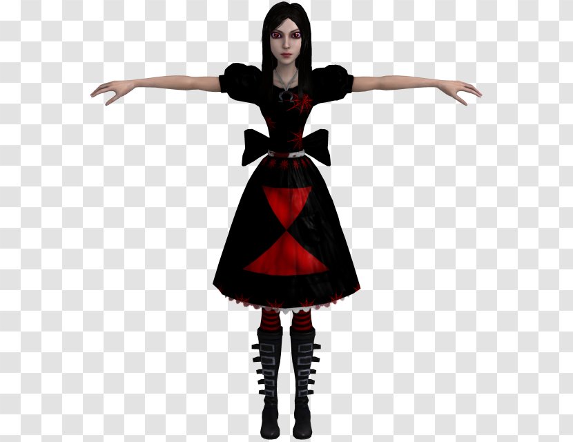 Alice: Madness Returns American McGee's Alice Clothing Garry's Mod Dress - Black Widow Transparent PNG