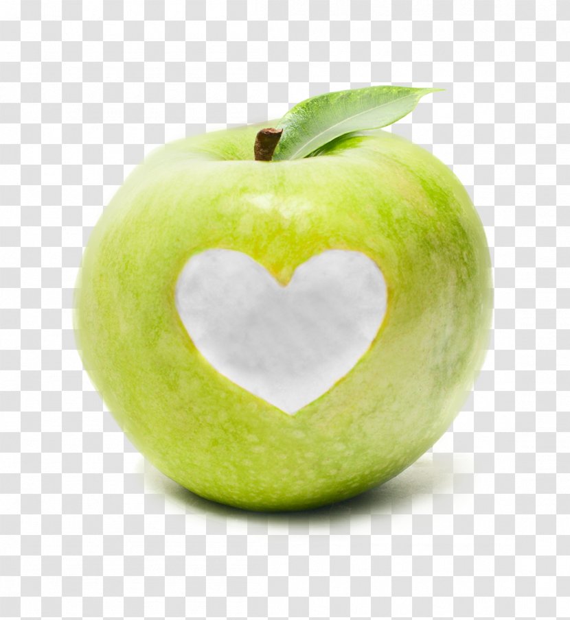 Food Health Heart Eating Nutrition - Glutenfree Diet - GREEN APPLE Transparent PNG