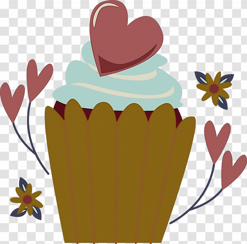 Baking Cup Plant Icing Muffin Cupcake Transparent PNG