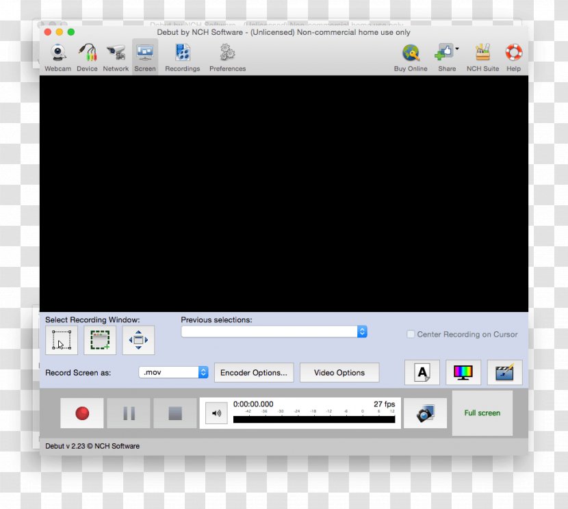 Computer Software Screenshot Video Capture Multimedia Screencast - Recorder Transparent PNG