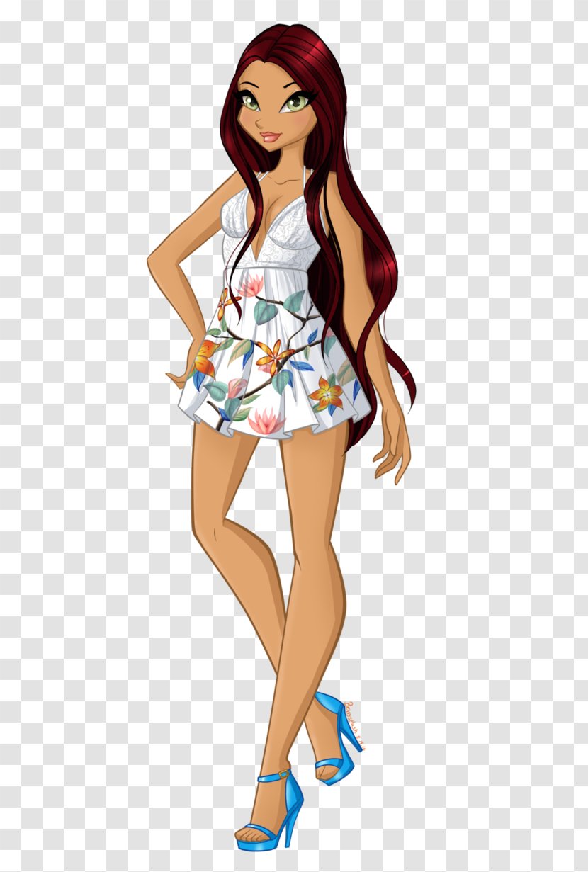 Fan Art Drawing Cartoon - Flower - Fashion Model Transparent PNG