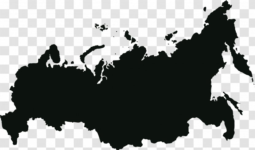 Russia Map Stock Photography - Blank Transparent PNG