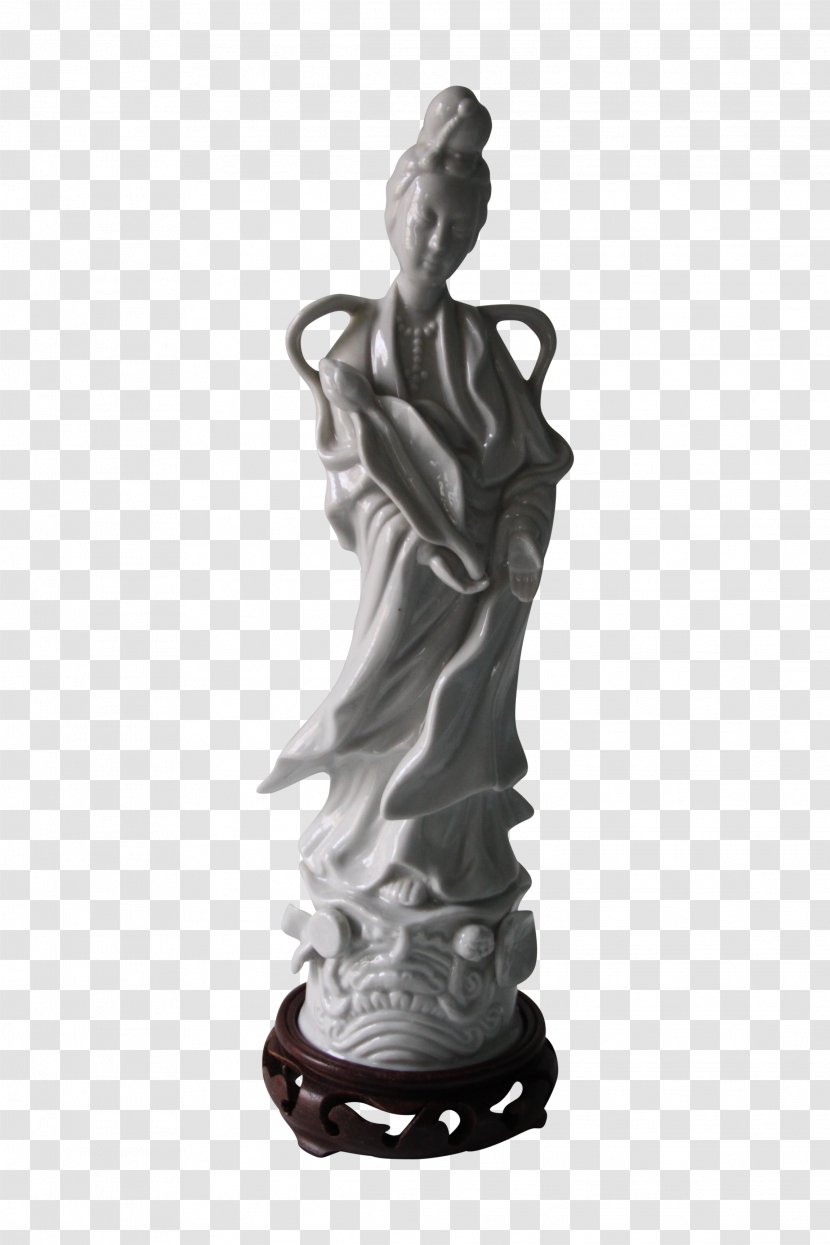 Bronze Sculpture Classical Figurine - Guan Yin Transparent PNG