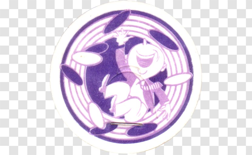 Milk Caps Circle Character Font - Purple Transparent PNG
