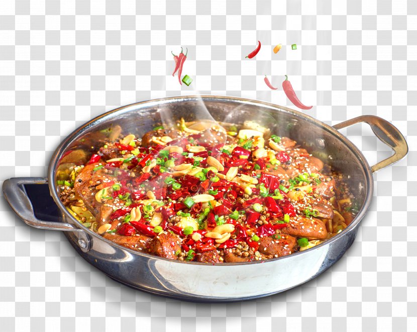 Duck Chinese Cuisine Poster Pungency - Cookware And Bakeware - Spicy Head Transparent PNG