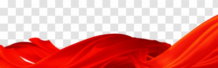 Close-up Petal Wallpaper - Computer - Red Satin Cloth Transparent PNG