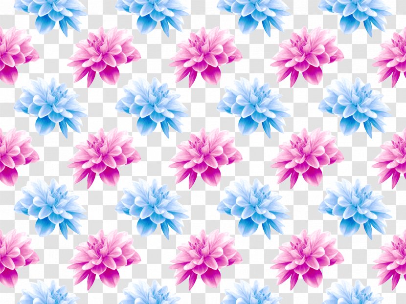 Flower Pattern - Magenta Transparent PNG