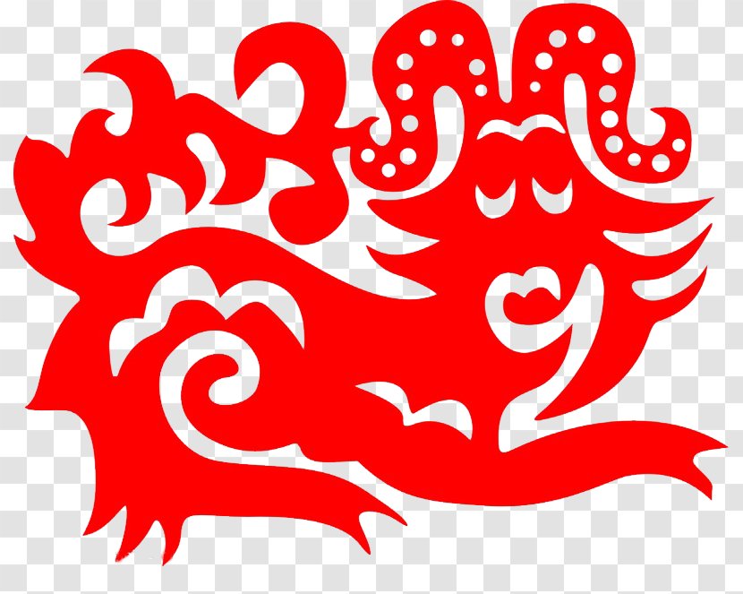 Chinese Zodiac Papercutting Goat Rooster Paper Cutting - Flower - Paper-cut Transparent PNG