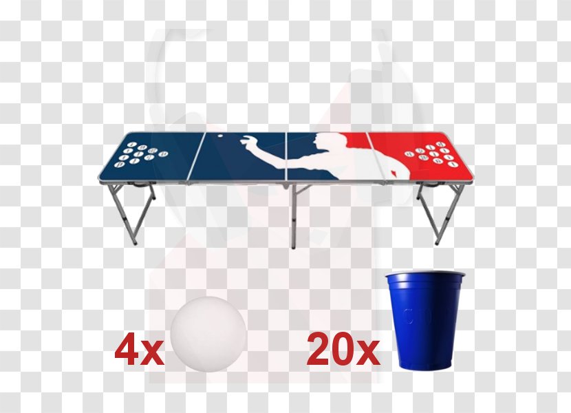 Beer Pong Table Ping Tailgate Party - Drinking Game Transparent PNG