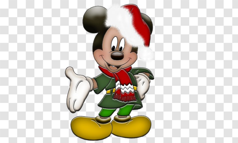 Mickey Mouse Minnie Clip Art Santa Claus Christmas Day Transparent PNG