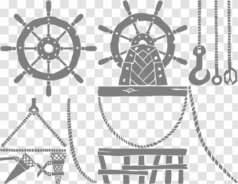 Ship's Wheel Vector Graphics Boat Sailing Ship - Auto Part Transparent PNG