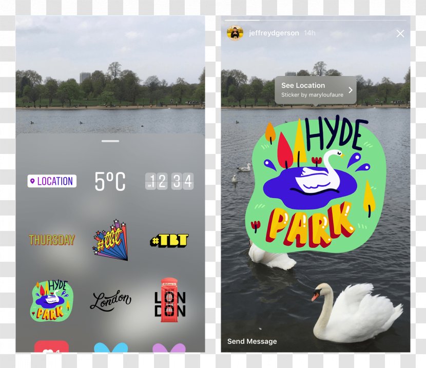 Advertising Instagram Rope Swing Sticker Snapchat - Ello Transparent PNG