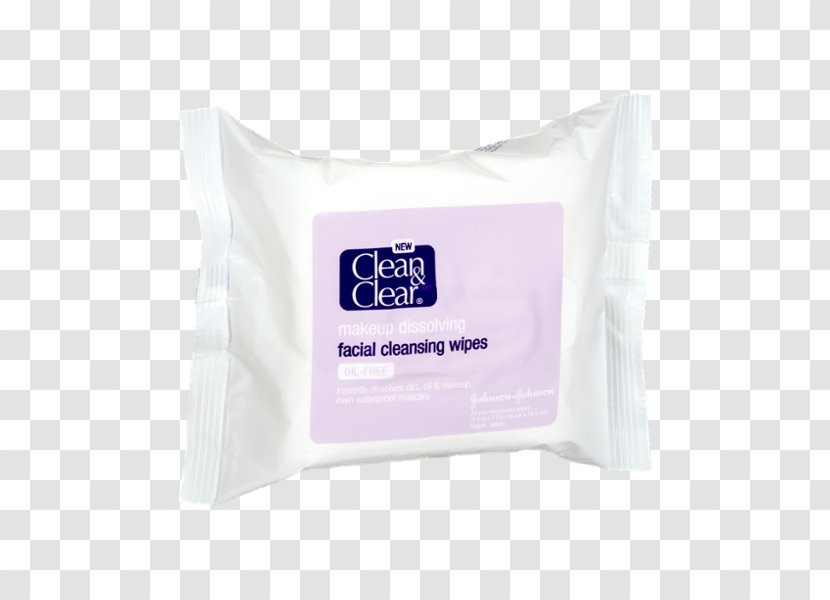 Clean & Clear Makeup Dissolving Facial Cleansing Wipes Cleanser Cosmetics - Oil Transparent PNG