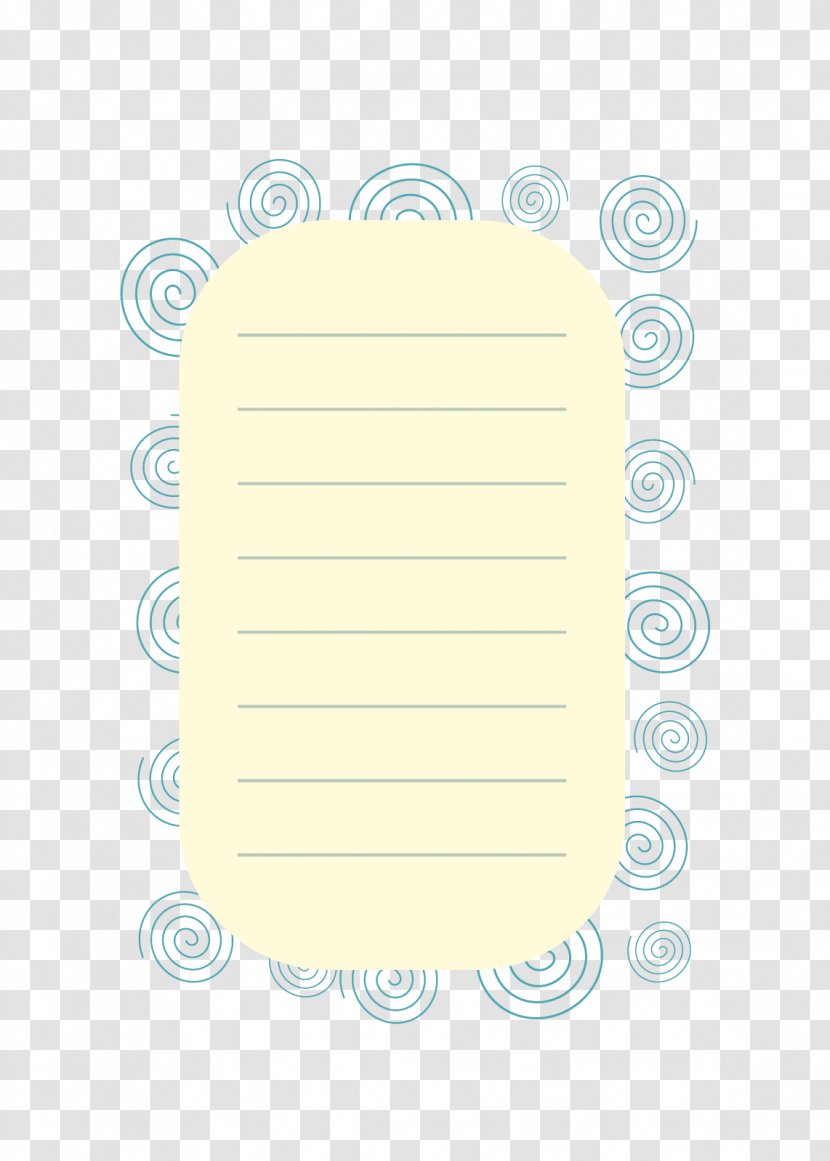 Paper Yellow Pattern - Material - Blue Circle Vector Border Shading Transparent PNG