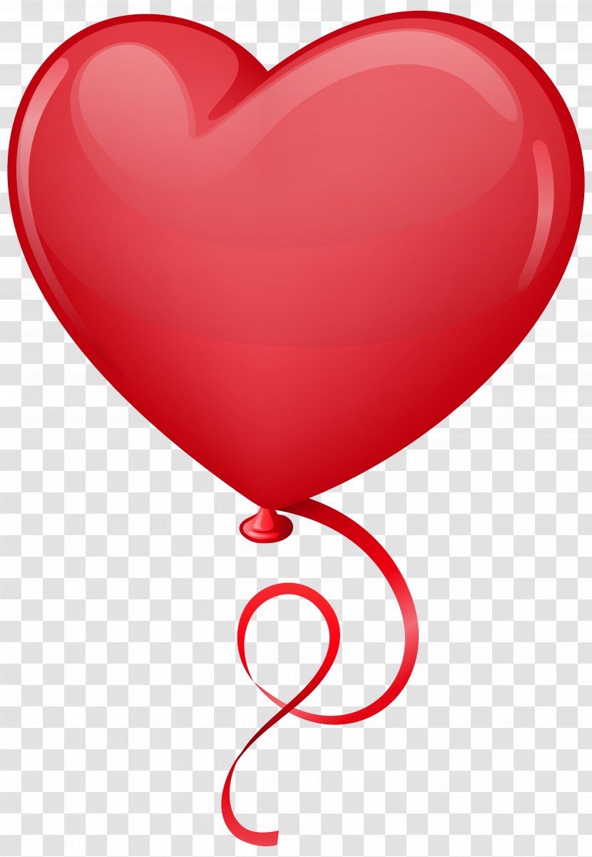 Heart Balloon Clip Art - Flower - Red Image Transparent PNG