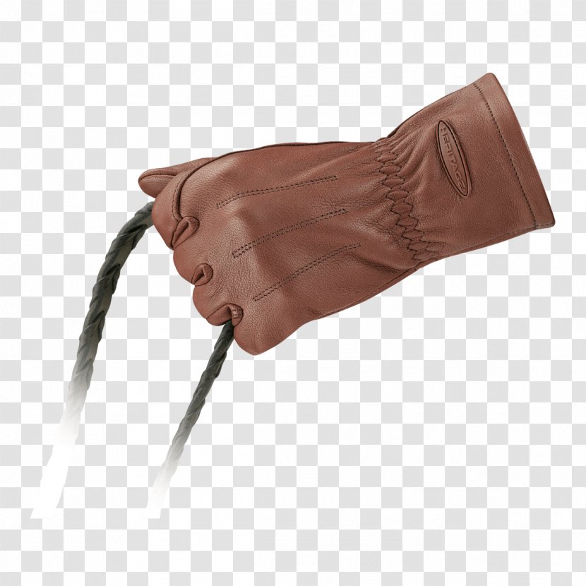 Leather Driving Glove Gauntlet Combined - Rein Transparent PNG