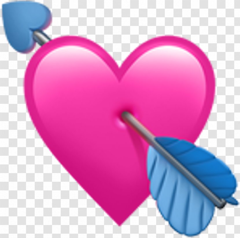 Emoji Heart Arrow Symbol - Cartoon - Gorgeous Vector Transparent PNG