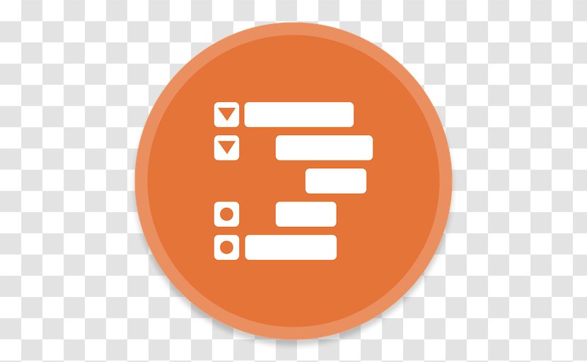 Text Brand Orange - Button - Omnioutlier Transparent PNG