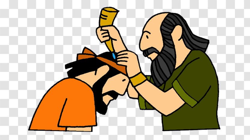 Kingdom Of Israel Bible Story Clip Art Anointing - Goliath - King Saul Transparent PNG
