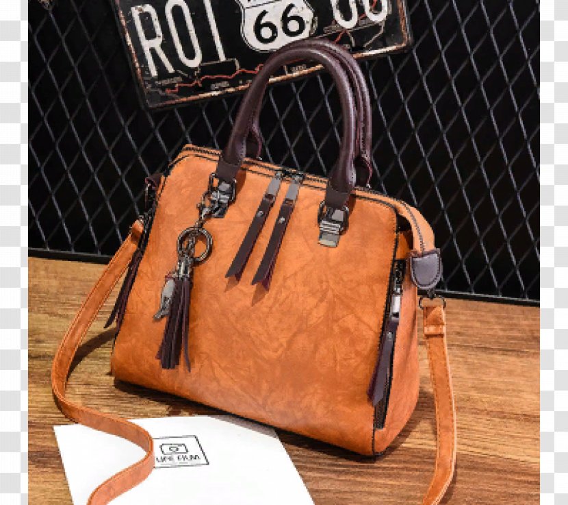 Handbag Leather Tote Bag Messenger Bags - Shoulder Transparent PNG
