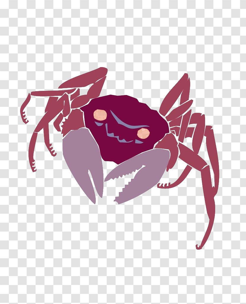 Crab Cangrejo Euclidean Vector - Cartoon Transparent PNG