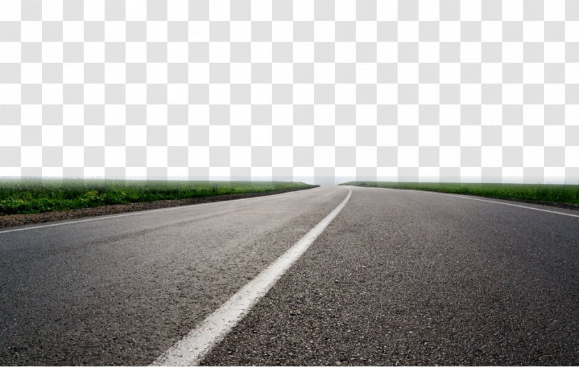 Highway Lane Wallpaper - Asphalt - Extending Transparent PNG