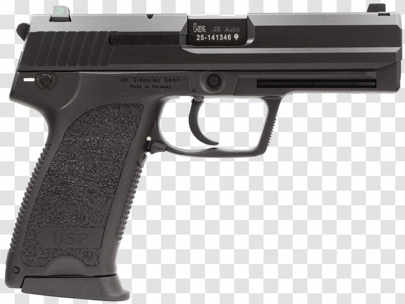 Heckler & Koch USP Firearm .45 ACP P2000 - Caliber - Automatic Colt Pistol Transparent PNG