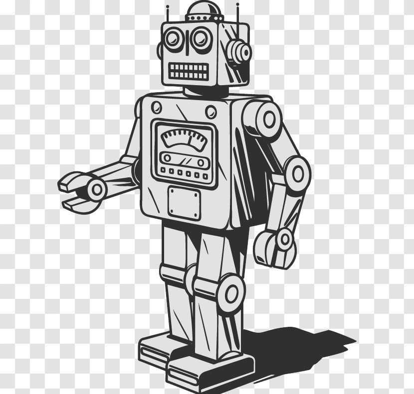 Robot Vector Graphics Drawing Stock Illustration Transparent PNG