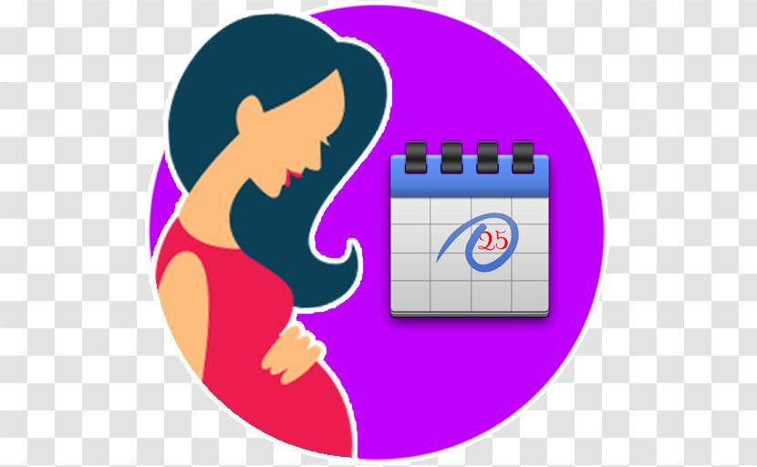 Pregnancy Test Calendar Woman Childbirth - Heart Transparent PNG