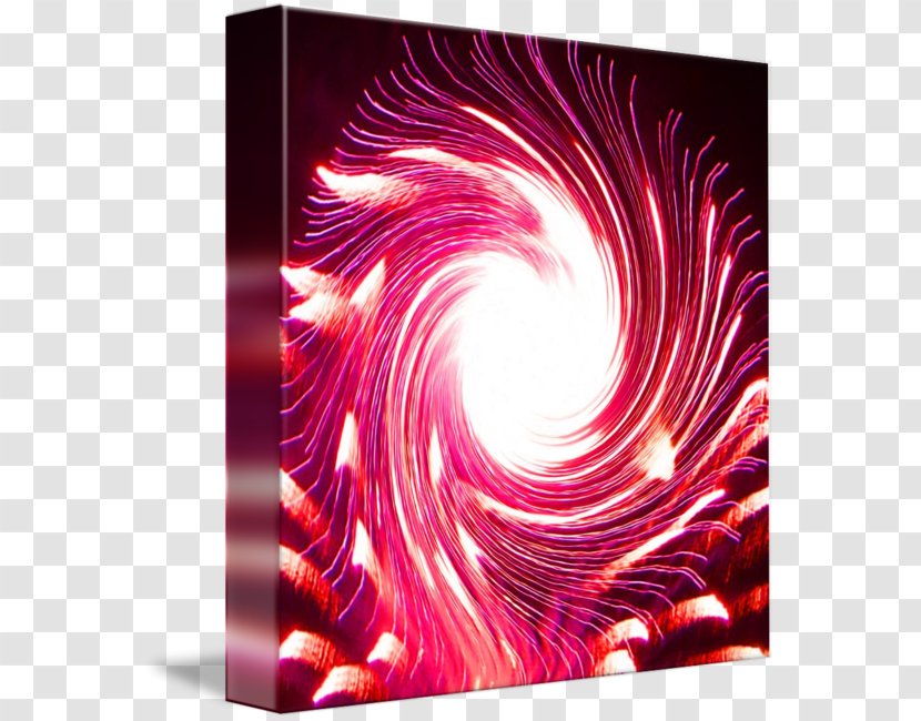 Gallery Wrap Fractal Art Purple Magenta - Sr Smith Llc - Pink Fire Transparent PNG