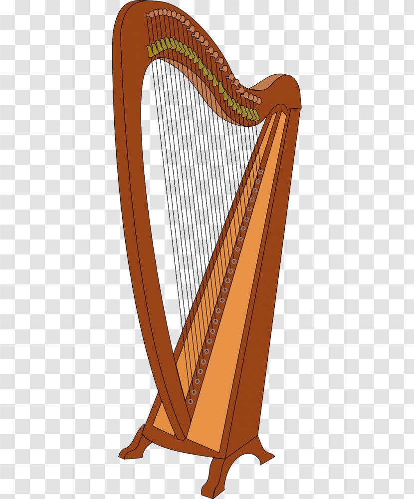 Clip Art Harp Musical Instruments - Tree Transparent PNG