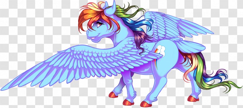 Rainbow Dash Pony Horse Drawing - Heart - Pegasus Transparent PNG