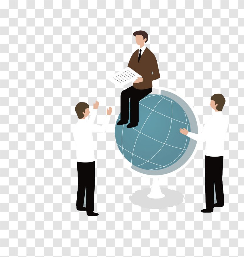 Advertising World Wide Web Marketing - The Man Sitting On Globe Transparent PNG